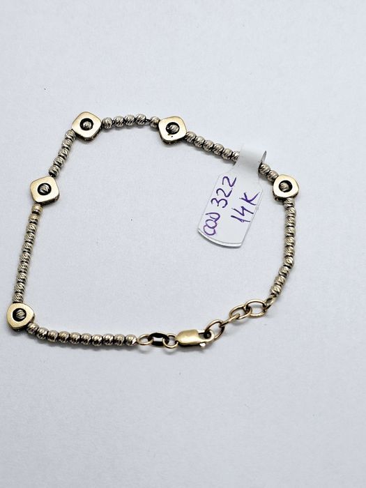 Vand bratara din aur 14 k 4.59 g cod 322