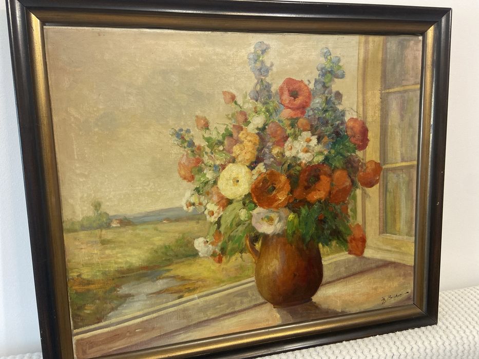 Tablou ,ulei pe panza -90/75 cm