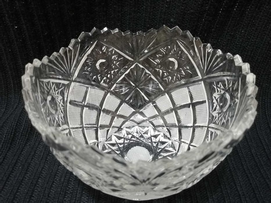 Салатница (конфетница) хрустальная СССР