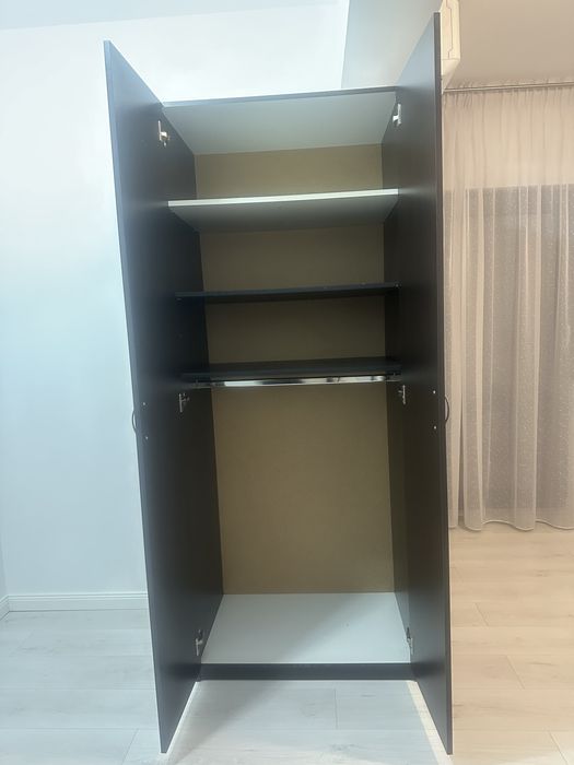 Dulap Sifonier 80/200/52 negru wenge 80x200 cm