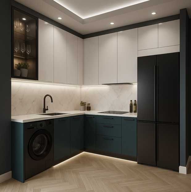 Изпълняване на интериорни решения. Сглобяване, монтаж, и проектиране на цялостно обзавеждане. Обемни офис проекти.