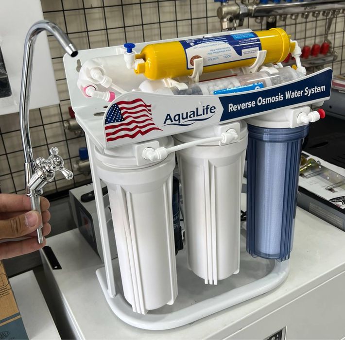 Система обратного осмоса (фильтр) 7 ступеней очистки воды (под мойку)