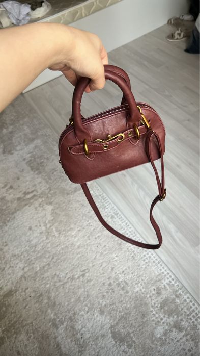 Сумочка бордовая