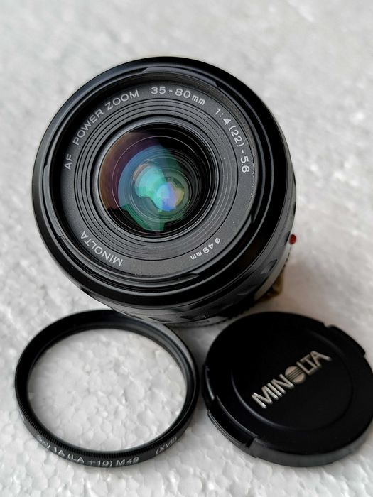obiectiv Minolta AF 35-80 JAPAN,filtru Hama camera foto video aparat
