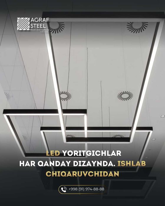 Подвесной LED светильник, Дизайнерские светильники, LED LAMPA