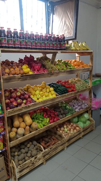 Овощные полки более 100 видов