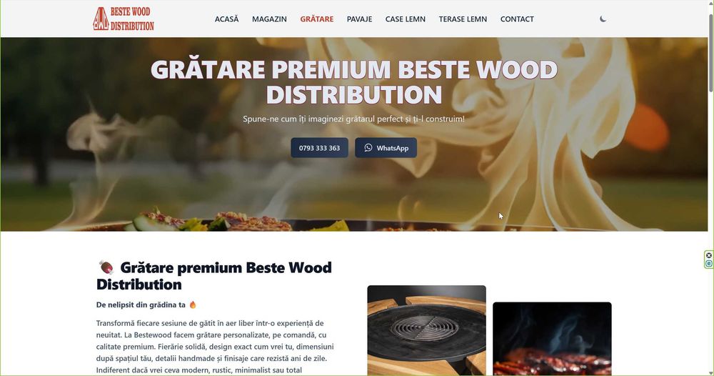 Ofertă dezvoltare website Pachet Website „Starter”