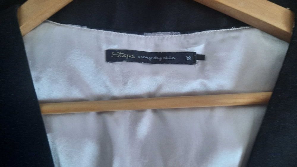 Нежна и ефирна дамска рокля р.38+обеци