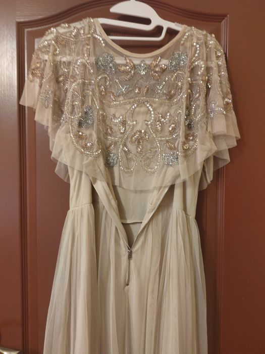 НАМАЛЕНА! Официална дълга рокля за сватба, кръщене или бал