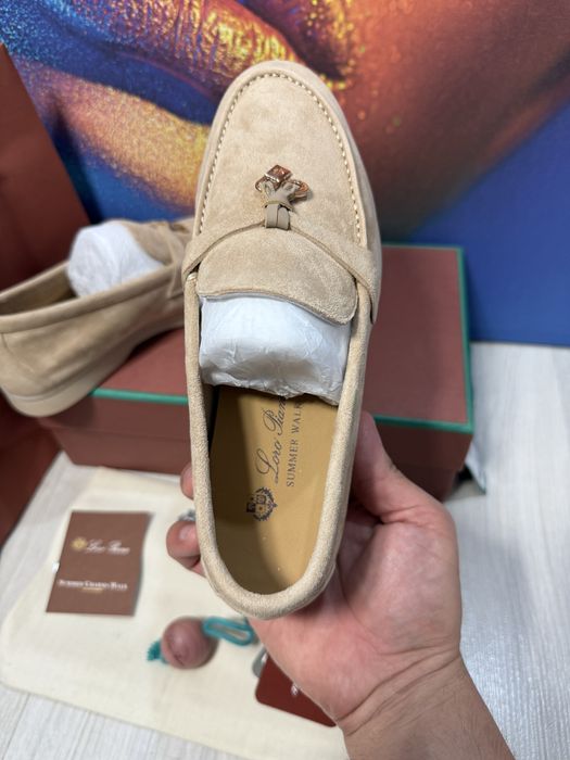 Mocasini Loro Piana piele naturala 100% Full Box colectie noua