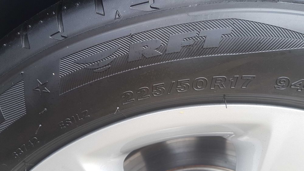 Roti complete iarna originale BMW 225-50-R17, Continental ca noi