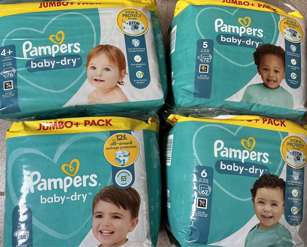 Pampers внос от Англия гр. Ботевград • OLX.bg
