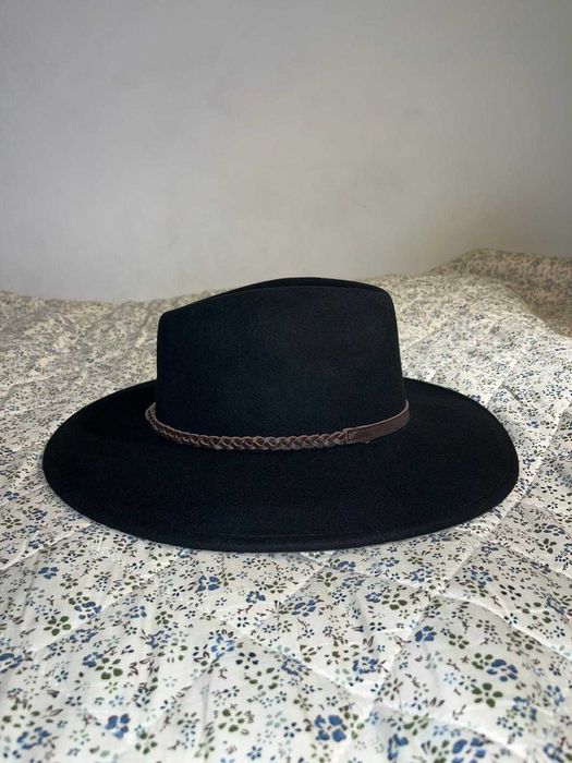 Pălărie Fedora Neagra 100% Lana – Stil Elegant Clasic