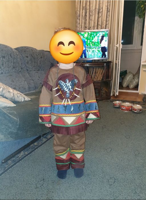 Костюм индейца новый