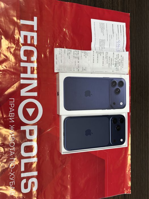 512GB iPhone 17 Pro Max Гаранция Technopolis 2027 Blue | Син