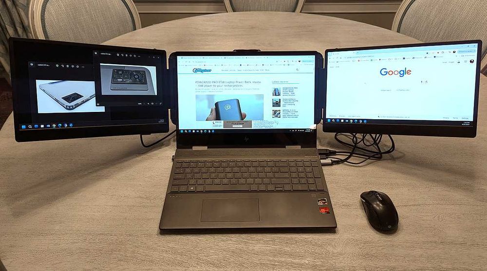 Monitor portabil laptop Kefeya S2 Temagee 2x '14 inch Ips