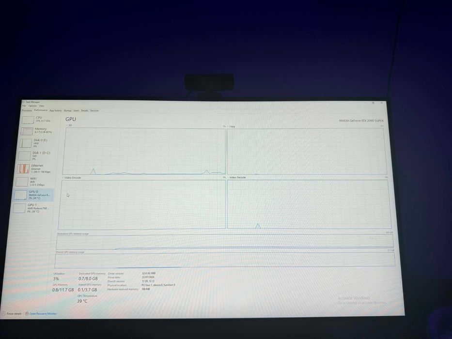 HP Pavillion Gaming TG01| RTX 2060 Super 8GB|Ryzen 5| 1TB
