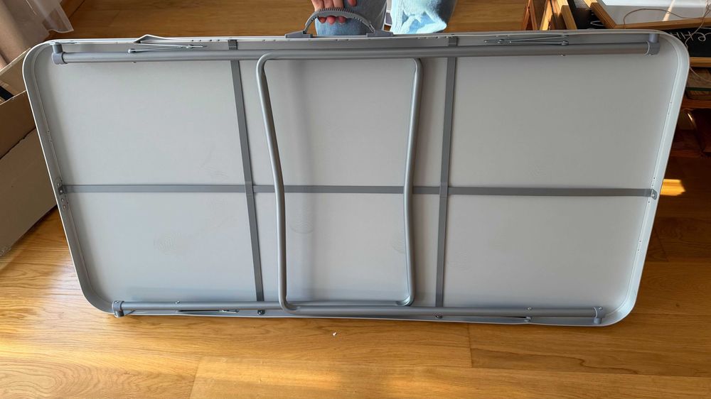 Сгъваема къмпинг маса 80×60×69 см – алуминиева