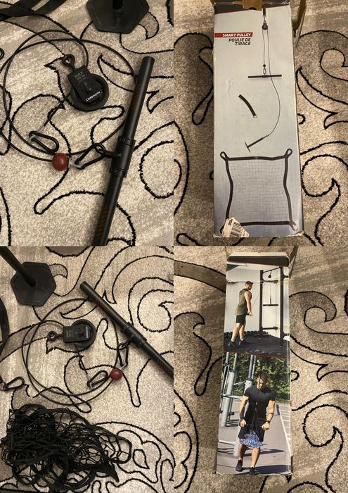 Scripete fitness Corength Smart Pulley, negru