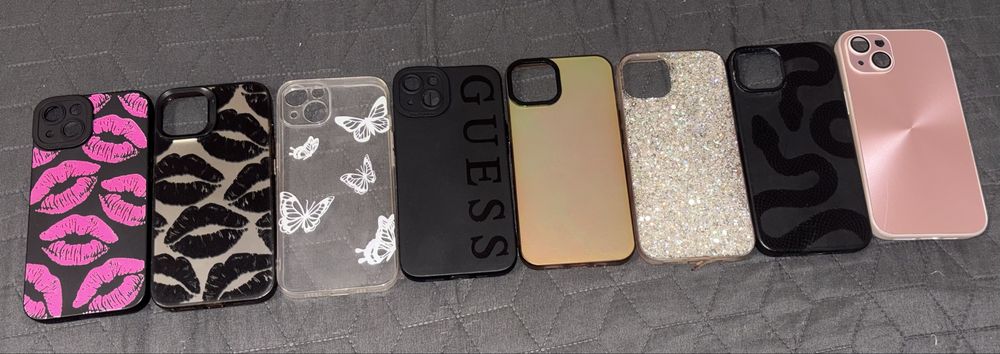 Iphone 13 RED - като нов, 8 кейса + протектори, 500лв