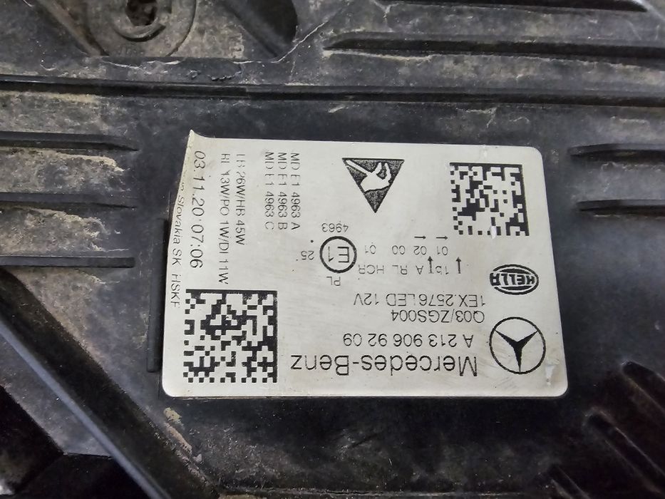 Far dreapta led Mercedes E Class W213 Facelift cod A2139069209 avariat