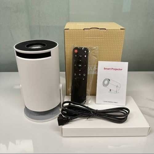 Преносим смарт видео проектор, 4K Ultra HD поддръжка, WiFi, Bluetooth