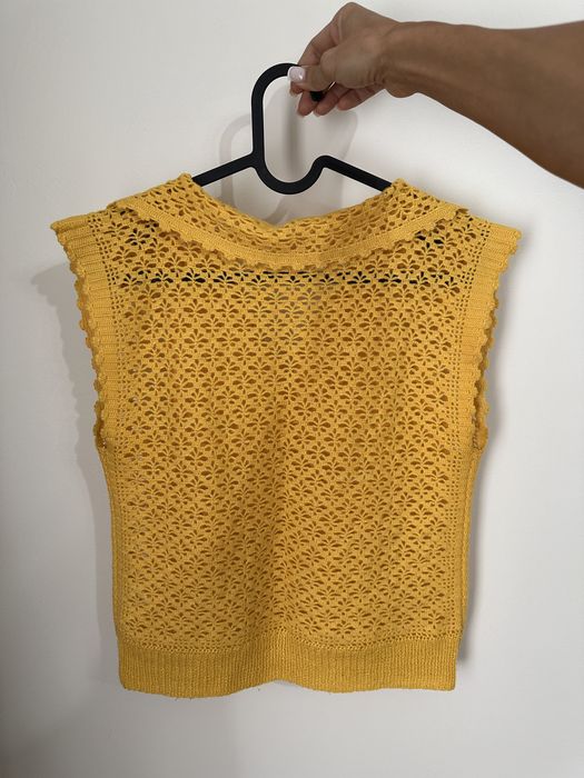 Bluza mohair crosetata
