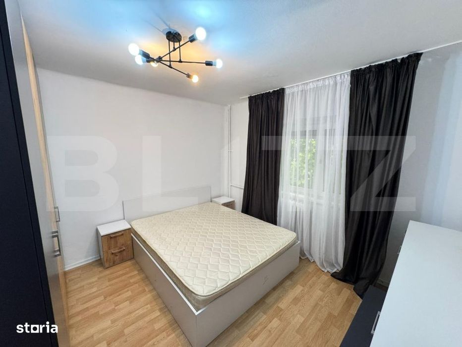 Apartament decomandat etajul 1, 52 mp, Rovine ,zona Parculet