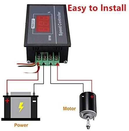 PWM 30A Variaza turatia motoare DC 6-12-24-48V Nou!