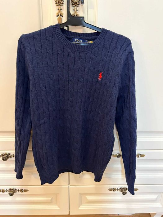 Pulover Polo Ralph Lauren original, nou, mărimea M, bleumarin