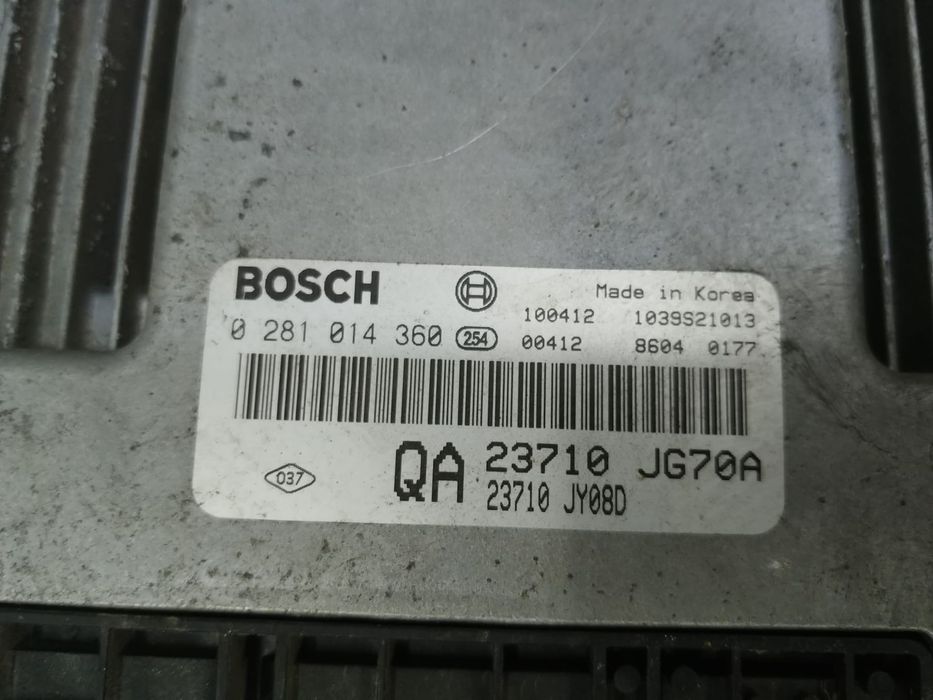 ecu calculator motor  2.0 dci m9r renault koleos 1 hy 2011 0281014360  23710-jy080