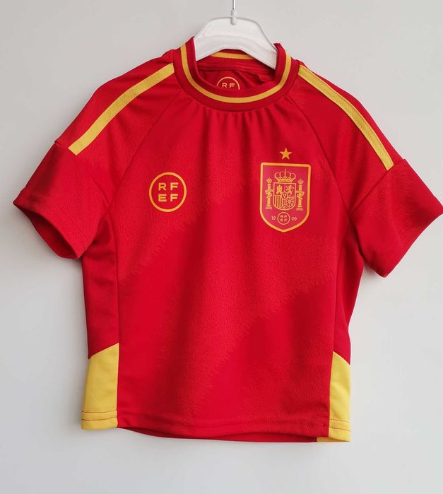 Tricou fotbal băieți marime 4 ani RFEF Spania Real Federación Española