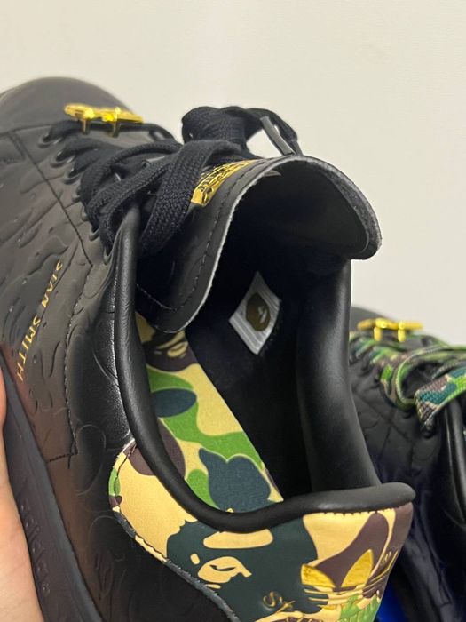 Adidas Stan Smith Bape 30th Anniversary Black