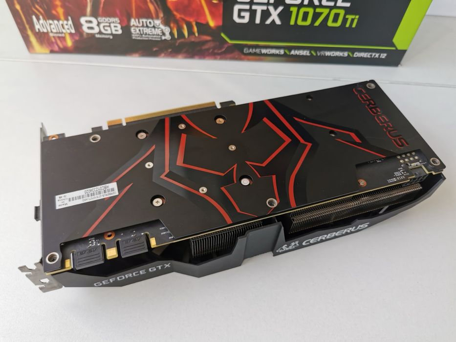 Placa Video Gtx 1070ti Asus Cerberus 8Gb