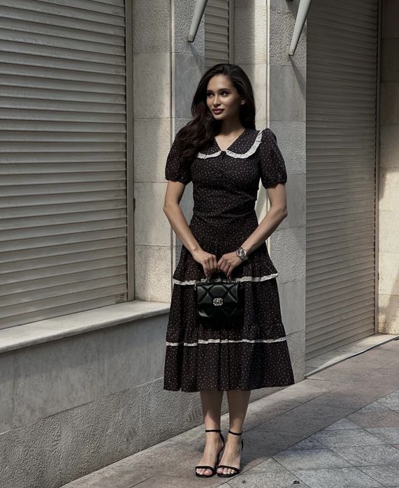 Платье с корсетом