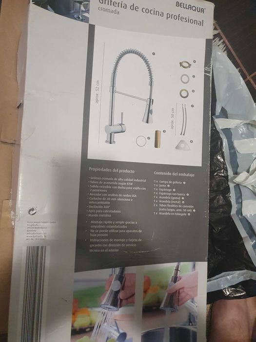 Baterie bucatarie Bellaqua, profesionala , croMat