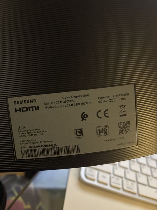 Sistem PC Gaming + Monitor Samsung 24” curbat – complet