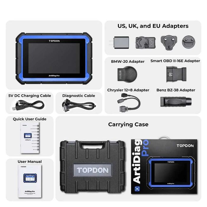 Мультимарочный автосканер Topdon ArtiDiag Pro