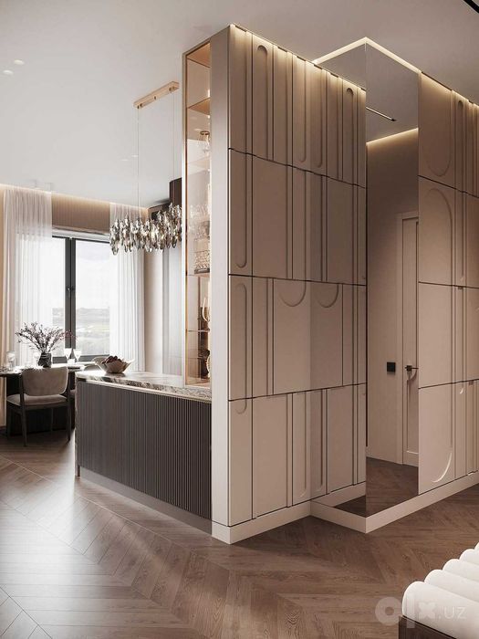 Neo-Klassika va Minimalizm uslubida Interyer Dizayn / Uy va Kvartira