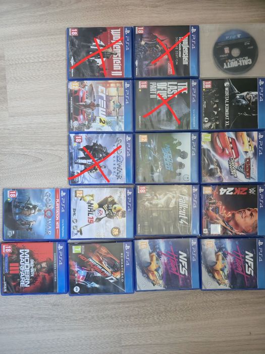 Vând jocuri pentru Ps4 noi si utilizate .Se vând și separat