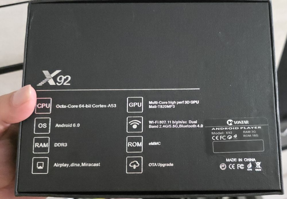 Smart tv box x92 в идеальном состоянии