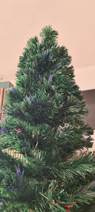 Brad artificial cu fibra optica 170 cm