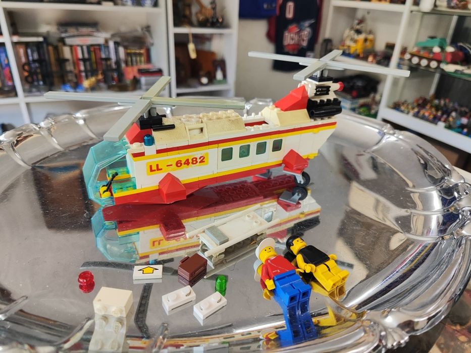Лего 6482 lego rescue helicopter 1989 г