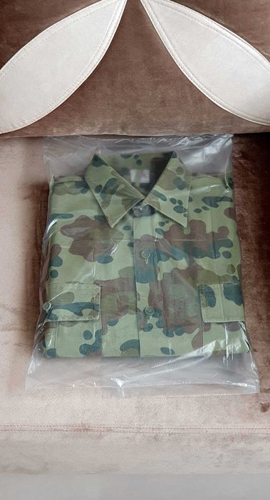 Cămașă militară mozaic de culori din bumbac - mărimea 42/II