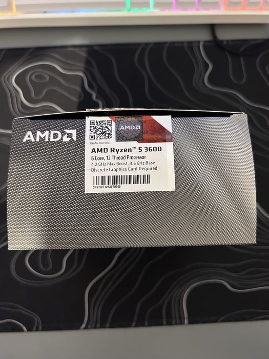 AMD Ryzen 5 3600 + Cooler stock, Box