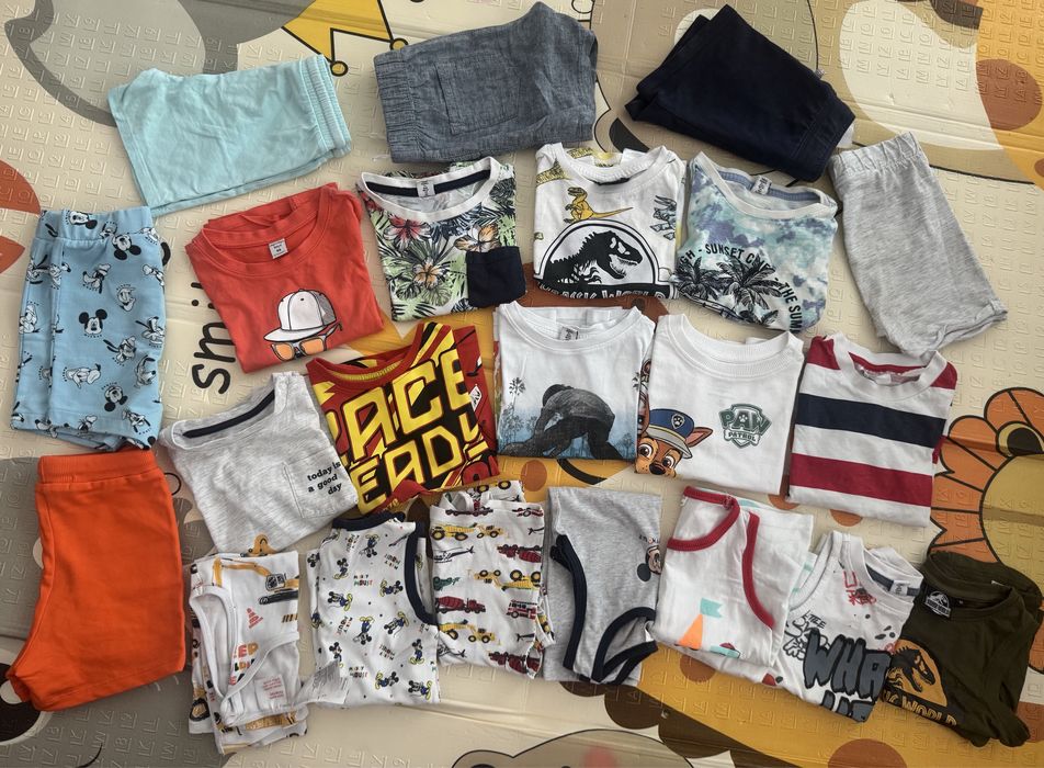Lot hainute/ set vară 92 baietei