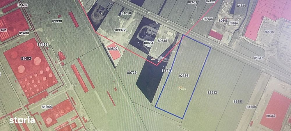 Vand 30500mp teren intravila DN65 B langa Royal Motors, limita Pitesti