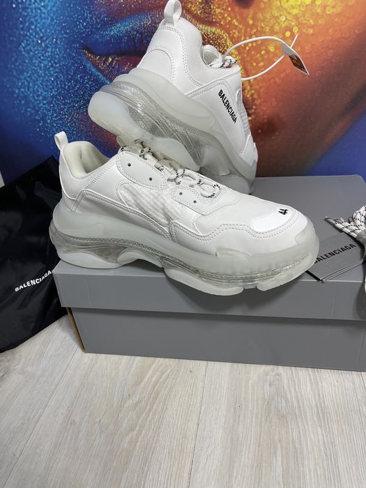 Adidasi Balenciaga Triple S piele naturala Premium Full Box