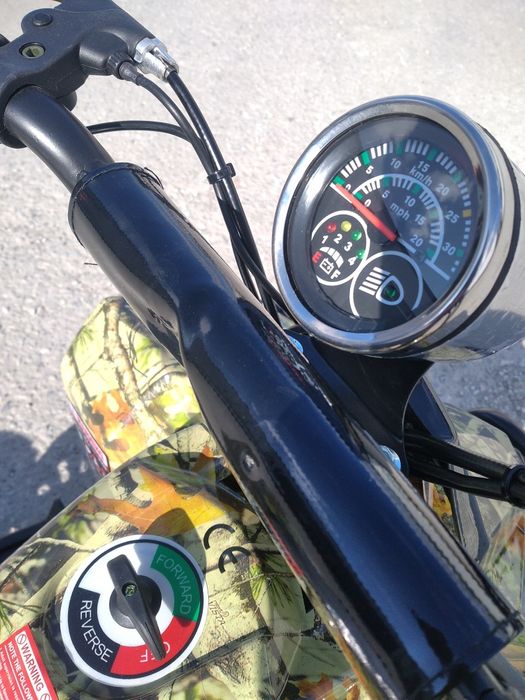 Нов модел 2023г детско електрическо АТВ 55 камофлаж