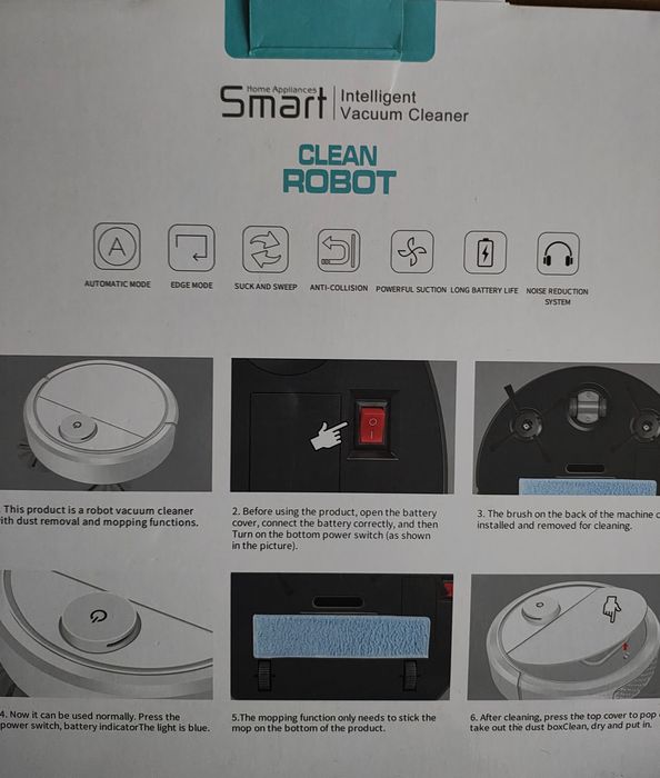 Интелигентна прахосмукачка Touch start